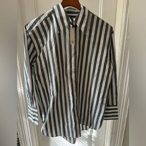 Women’s striped button down BR